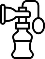 Bottle drink icon symbol image. Illustration of the drink water bottle glass design image vector