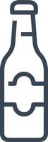 Bottle drink icon symbol image. Illustration of the drink water bottle glass design image vector