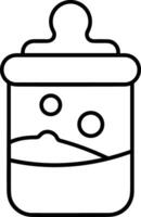 Bottle drink icon symbol image. Illustration of the drink water bottle glass design image vector