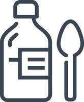 Bottle drink icon symbol image. Illustration of the drink water bottle glass design image vector