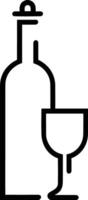 Bottle drink icon symbol image. Illustration of the drink water bottle glass design image vector