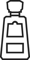 Bottle drink icon symbol image. Illustration of the drink water bottle glass design image vector