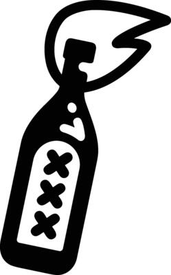 Bottle drink icon symbol image. Illustration of the drink water bottle glass design image