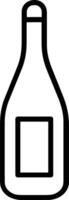 Bottle drink icon symbol image. Illustration of the drink water bottle glass design image vector