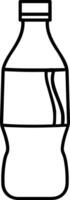 Bottle drink icon symbol image. Illustration of the drink water bottle glass design image vector