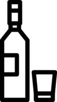 Bottle drink icon symbol image. Illustration of the drink water bottle glass design image vector