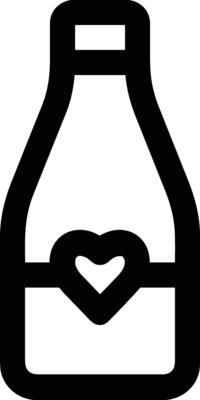 Bottle drink icon symbol image. Illustration of the drink water bottle glass design image