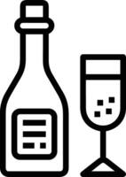 Bottle drink icon symbol image. Illustration of the drink water bottle glass design image vector