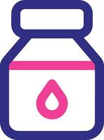 Bottle drink icon symbol image. Illustration of the drink water bottle glass design image vector