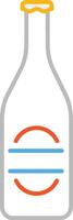 Bottle drink icon symbol image. Illustration of the drink water bottle glass design image vector