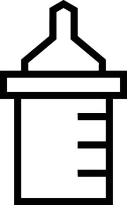 Bottle drink icon symbol image. Illustration of the drink water bottle glass design image