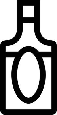 Bottle drink icon symbol image. Illustration of the drink water bottle glass design image
