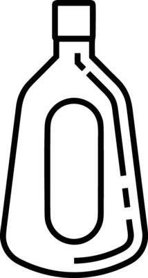 Bottle drink icon symbol image. Illustration of the drink water bottle glass design image