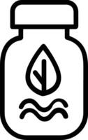 Bottle drink icon symbol image. Illustration of the drink water bottle glass design image vector