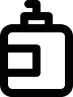 Bottle drink icon symbol image. Illustration of the drink water bottle glass design image vector