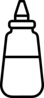 Bottle drink icon symbol image. Illustration of the drink water bottle glass design image vector