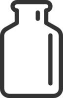 Bottle drink icon symbol image. Illustration of the drink water bottle glass design image vector