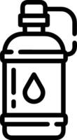 Bottle drink icon symbol image. Illustration of the drink water bottle glass design image vector