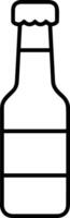 Bottle drink icon symbol image. Illustration of the drink water bottle glass design image vector