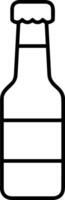 Bottle drink icon symbol image. Illustration of the drink water bottle glass design image vector