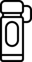 Bottle drink icon symbol image. Illustration of the drink water bottle glass design image vector