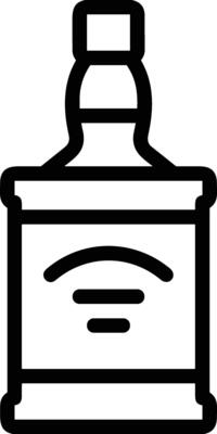 Bottle drink icon symbol image. Illustration of the drink water bottle glass design image