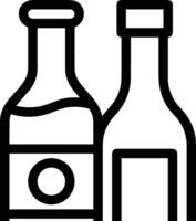 Bottle drink icon symbol image. Illustration of the drink water bottle glass design image vector