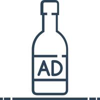 Bottle drink icon symbol image. Illustration of the drink water bottle glass design image vector