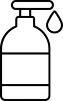 Bottle drink icon symbol image. Illustration of the drink water bottle glass design image vector