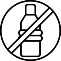 Bottle drink icon symbol image. Illustration of the drink water bottle glass design image vector