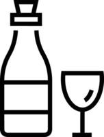 Bottle drink icon symbol image. Illustration of the drink water bottle glass design image vector