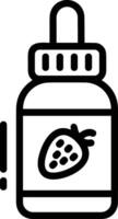 Bottle drink icon symbol image. Illustration of the drink water bottle glass design image vector