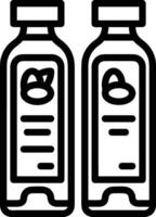 Bottle drink icon symbol image. Illustration of the drink water bottle glass design image vector