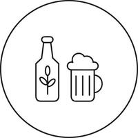 Bottle drink icon symbol image. Illustration of the drink water bottle glass design image vector