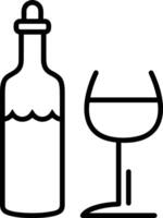 Bottle drink icon symbol image. Illustration of the drink water bottle glass design image vector