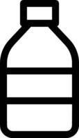 Bottle drink icon symbol image. Illustration of the drink water bottle glass design image vector