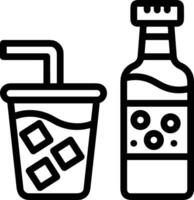 Bottle drink icon symbol image. Illustration of the drink water bottle glass design image vector