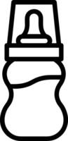 Bottle drink icon symbol image. Illustration of the drink water bottle glass design image vector