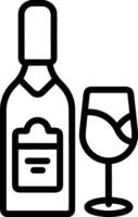 Bottle drink icon symbol image. Illustration of the drink water bottle glass design image vector