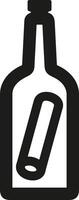 Bottle drink icon symbol image. Illustration of the drink water bottle glass design image vector