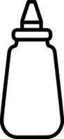 Bottle drink icon symbol image. Illustration of the drink water bottle glass design image vector