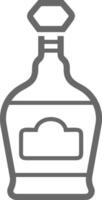 Bottle drink icon symbol image. Illustration of the drink water bottle glass design image vector