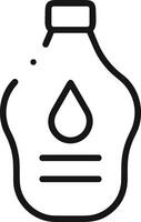 Bottle drink icon symbol image. Illustration of the drink water bottle glass design image vector