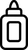 Bottle drink icon symbol image. Illustration of the drink water bottle glass design image vector