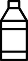 Bottle drink icon symbol image. Illustration of the drink water bottle glass design image vector