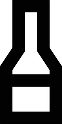 Bottle drink icon symbol image. Illustration of the drink water bottle glass design image