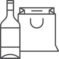 Bottle drink icon symbol image. Illustration of the drink water bottle glass design image vector