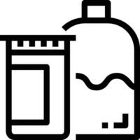 Bottle drink icon symbol image. Illustration of the drink water bottle glass design image vector