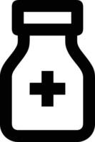 Bottle drink icon symbol image. Illustration of the drink water bottle glass design image vector