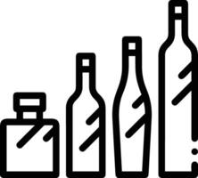 Bottle drink icon symbol image. Illustration of the drink water bottle glass design image vector